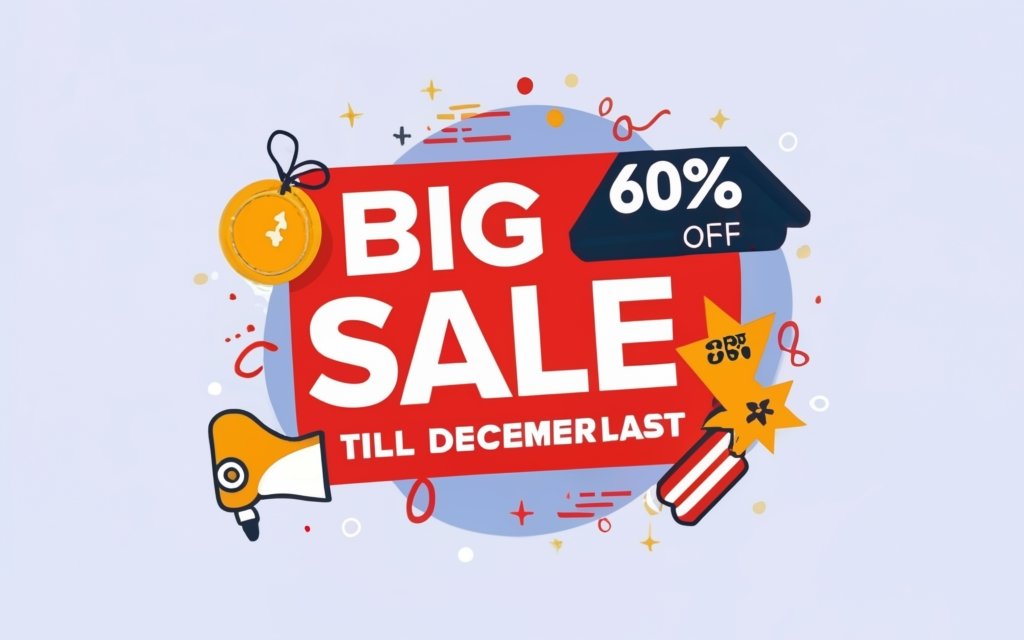 Sixty parcent discount till December last